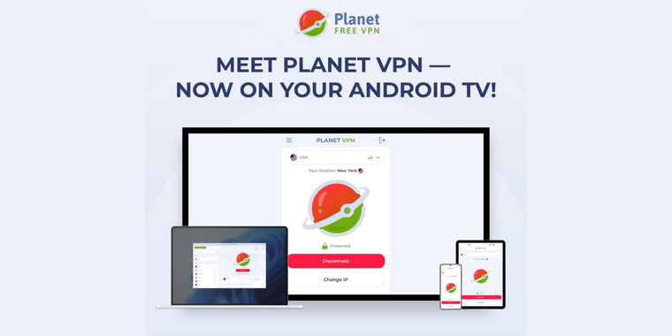 Planet VPN launches free VPN app for Android TV and TV box devices image