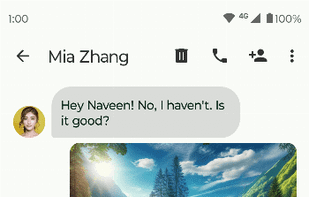 Fossify Messages screenshot 1