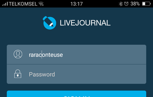 android app login (via username or social media)