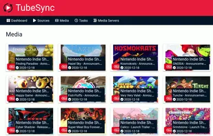 Video thumbnails offer a sleek GUI for enhanced user experience.