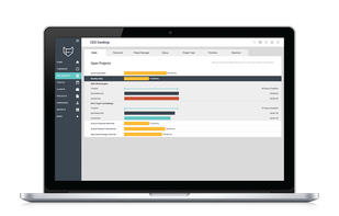 Compare estimated budgets with actual figures to keep projects on target and the scope under control.