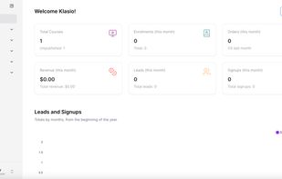 Klasio Admin Dashboard