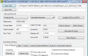 HDConvertToX screenshot 1
