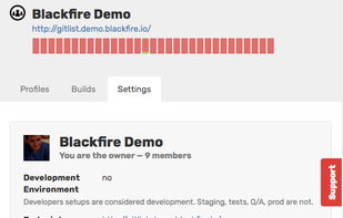 Blackfire.io screenshot 1