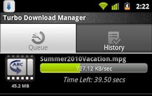 Turbo Downloader screenshot 2
