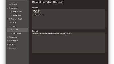 Base64 Encoder / Decoder
