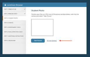 LockDown Browser screenshot 1