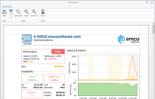 EMCO Ping Monitor screenshot 1