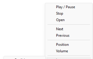 TrayMp3 screenshot 1