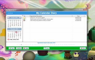 SSuite My Calendar Diary screenshot 1