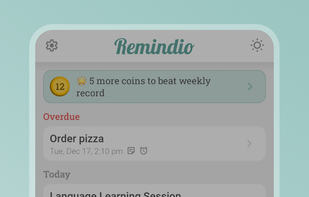 Remindio screenshot 2