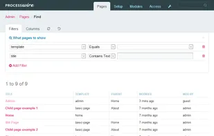 ProcessWire screenshot 2