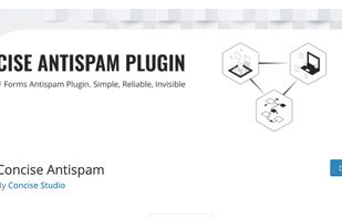Concise Antispam Plugin screenshot 1