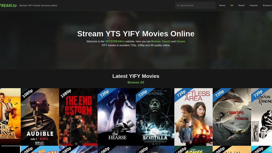 YIFYSTREAM.to Alternatives 25 Movie Streaming Services Similar