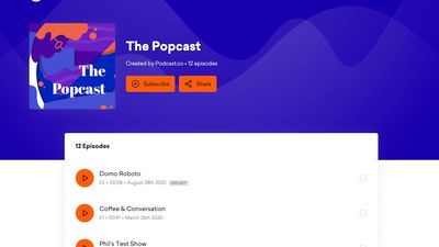 Share your show with our fresh looking podcast pages. 