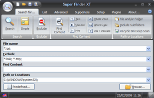 Super Finder XT screenshot 2
