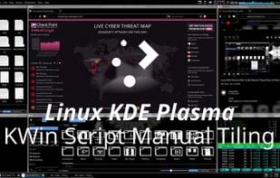 GridWM (KDE Plasma) screenshot 1