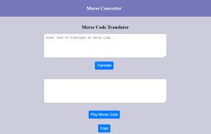 Morse Converter screenshot 1