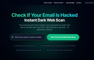 DarkWEB Scanner Dashboard