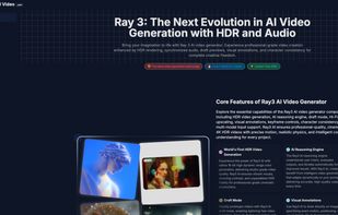 Ray3 AI Video screenshot 1