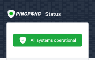 Mobile example with integrated service monitoring.