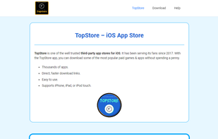 Topstore screenshot 1