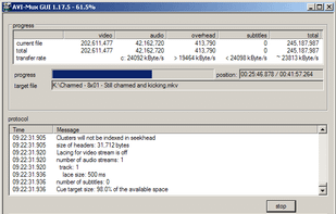 AVI-Mux GUI screenshot 1