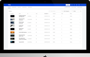 VIXY video platform screenshot 1