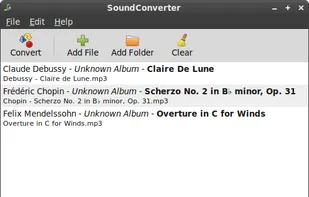 SoundConverter screenshot 1