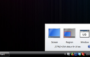 Left click capture menu