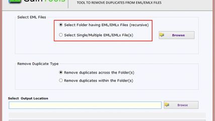 GainTools EML Duplicate Remover screenshot 1