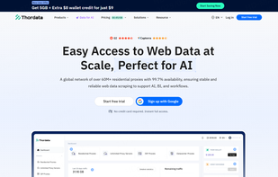 Thordata screenshot 1