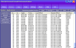 Filseclab Personal Firewall screenshot 1