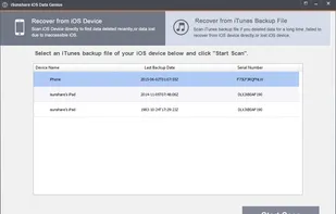iSunshare iOS Data Genius screenshot 1