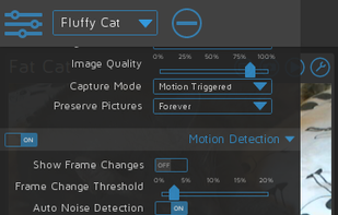 Mobile Settings Panel