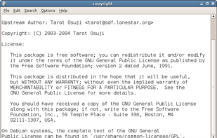 Leafpad screenshot 1