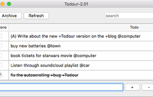 Todour screenshot 1