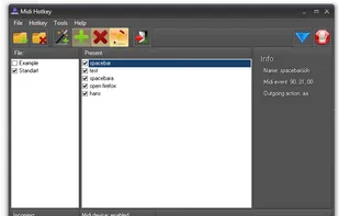 MIDI Hotkeys screenshot 1