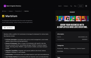 Best AI Agents Directory - Demo