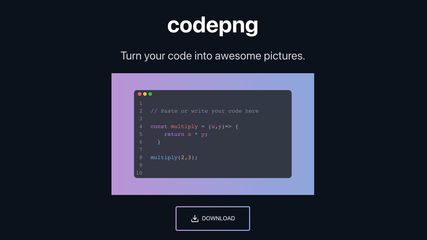 Codepng app