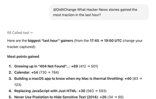 Analyse website changes with ChatGPT