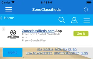 ZoneClassifieds screenshot 1