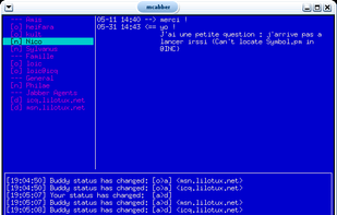 MCabber screenshot 2