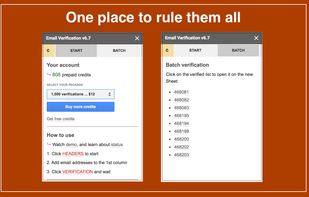 Email Verification Add-on