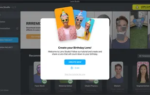 Lens Studio screenshot 1