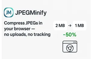 Privacy-first JPEG compression – instant, secure, and browser-based