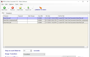 PDF to Video Converter screenshot 1