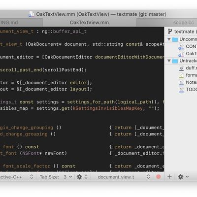 TextMate: Text editor for macOS