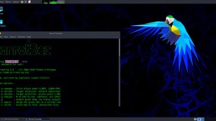 Parrot Security OS screenshot 1