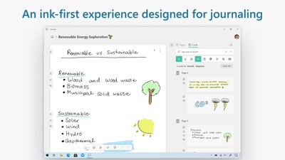 Microsoft Journal screenshot 1